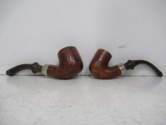 Peterson Cherrywood Tobacco Pipe and another Marked Slipway (?)