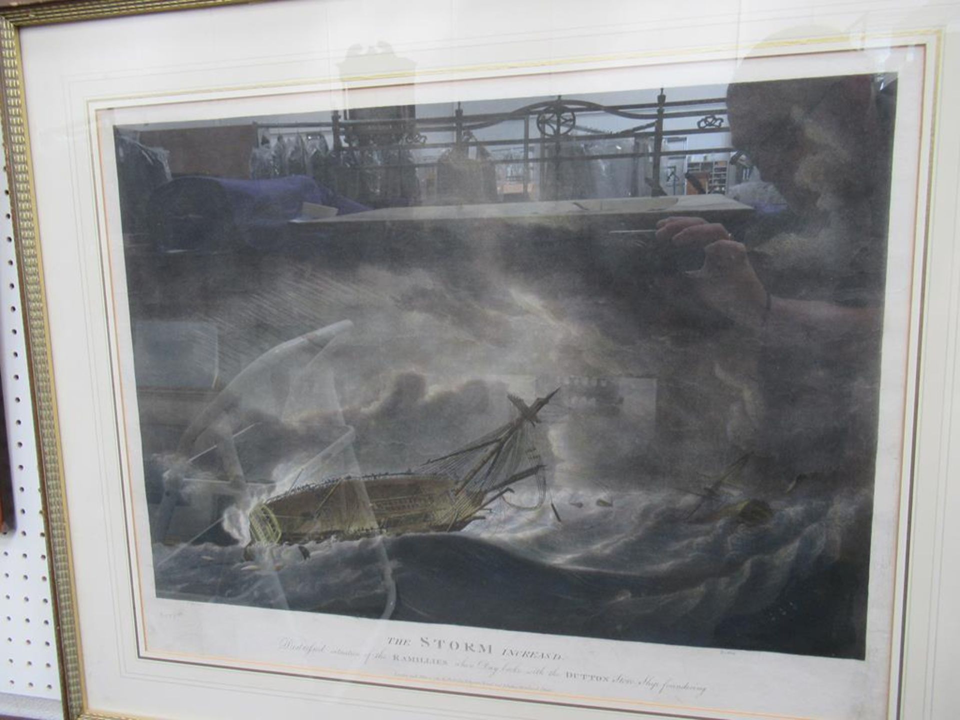 The Storm Increased' Print Framed behind Glass (52cm x 36cm) - Image 3 of 6