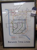 Berwick Time Line (68.5cm x 49cm)