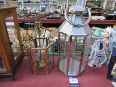 6 x Electric Lamps and 2 x Lantern Hanging Lights