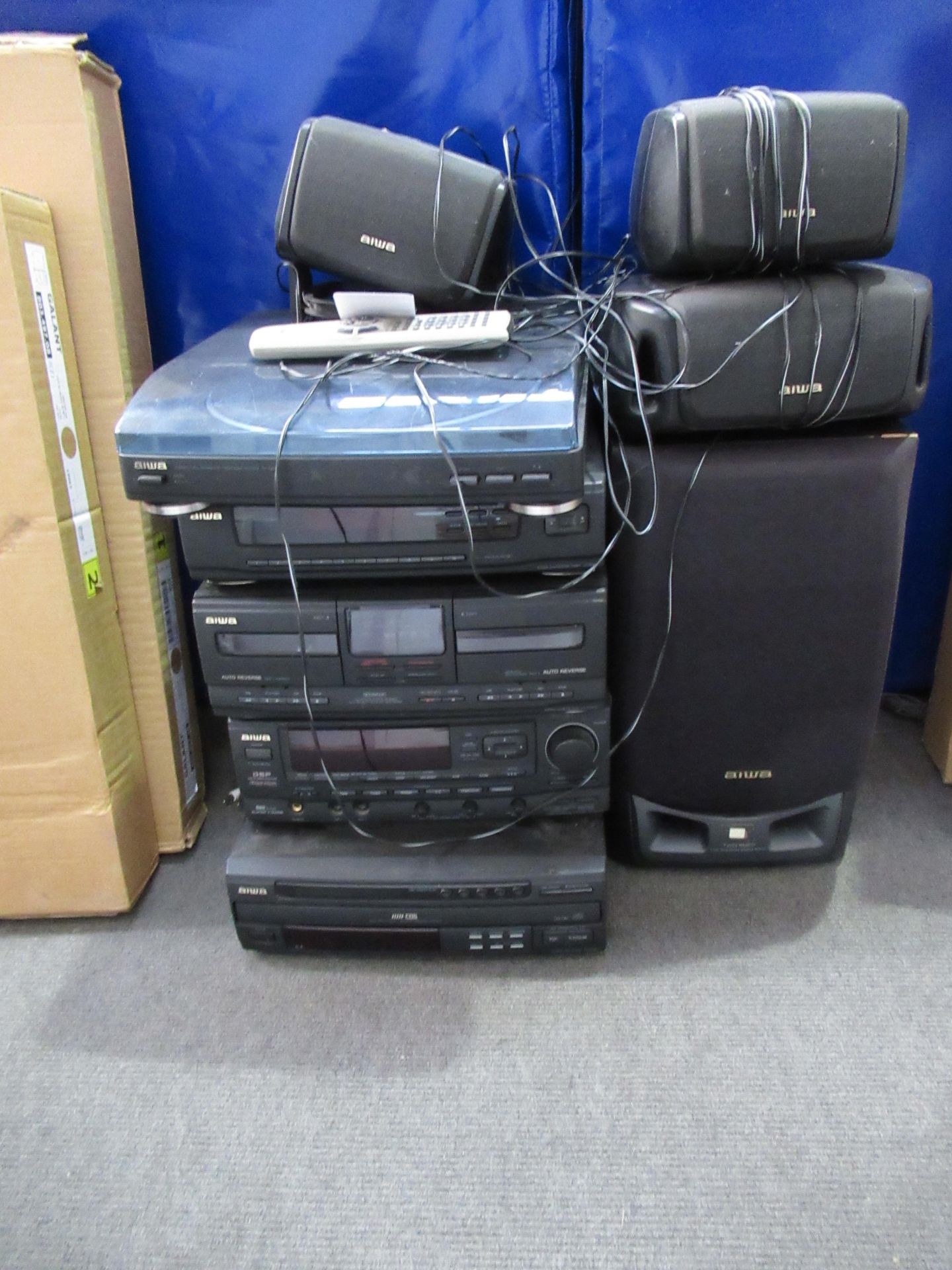 Aiwa Speaker System and Tape Deck