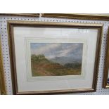 Oil of Sheep with Mountain in Background Signed H.S Palmer 1872 in Frame (33cm x 21cm)