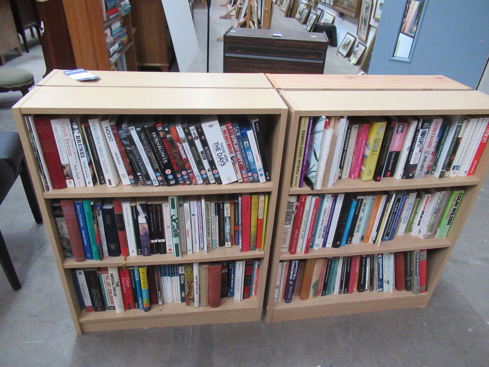 4x Bookcases and contents of various themed books - Image 2 of 2
