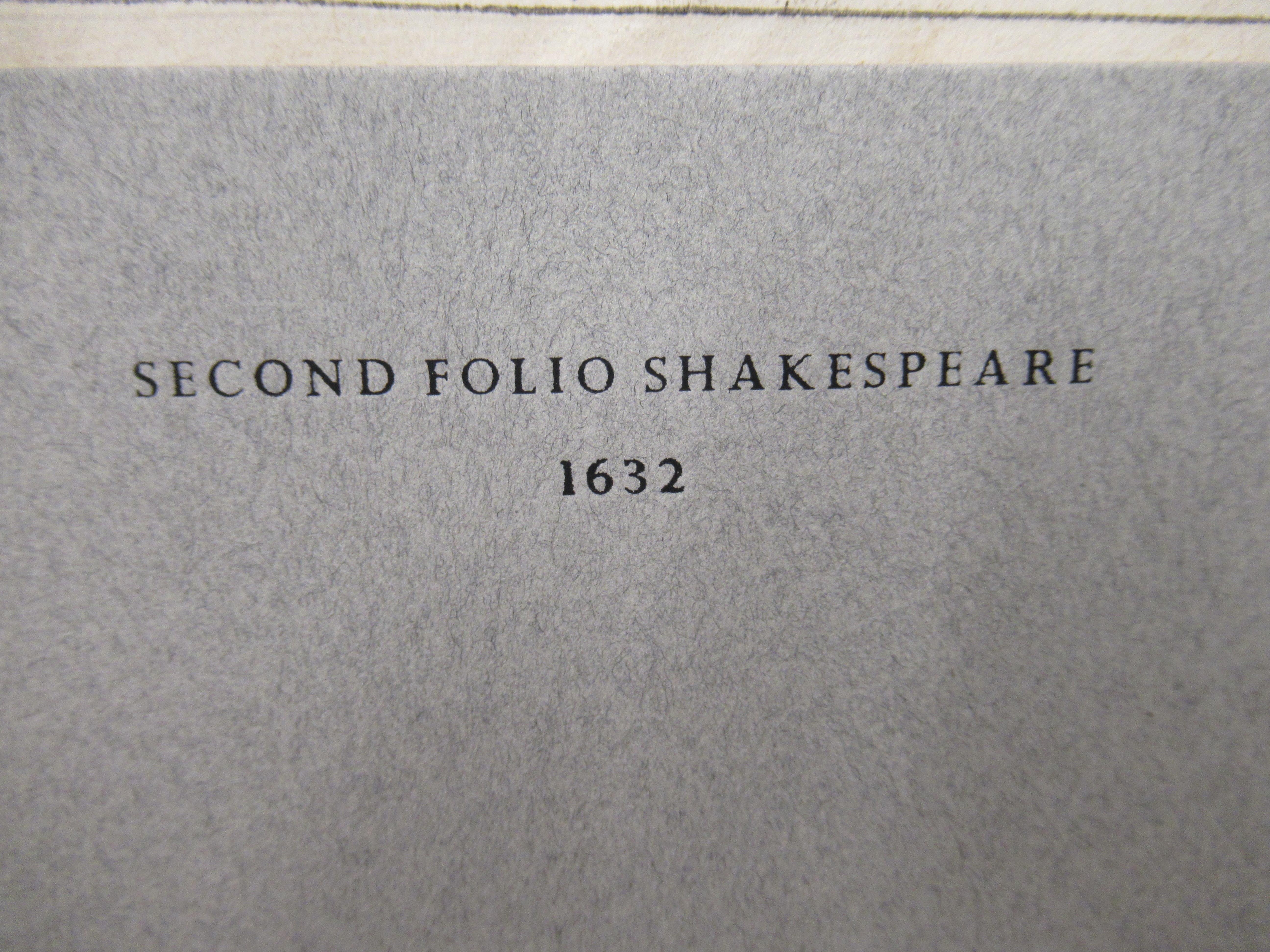 Shakespeare's 2nd Folio. A Single Page 'The Merry Wives of Windsor' Mounted - Image 5 of 9