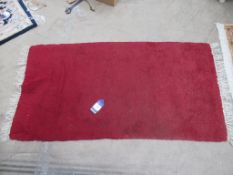 Red Rug (size 168cm x 90cm)