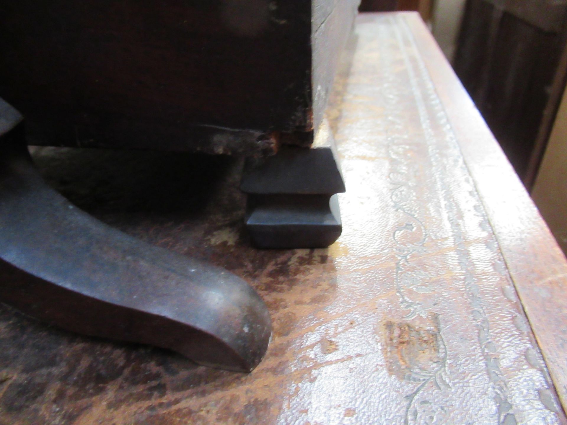 Dressing Table Swivel Mirror (Damaged Foot) and another Barley Twist Mirror - Image 2 of 4