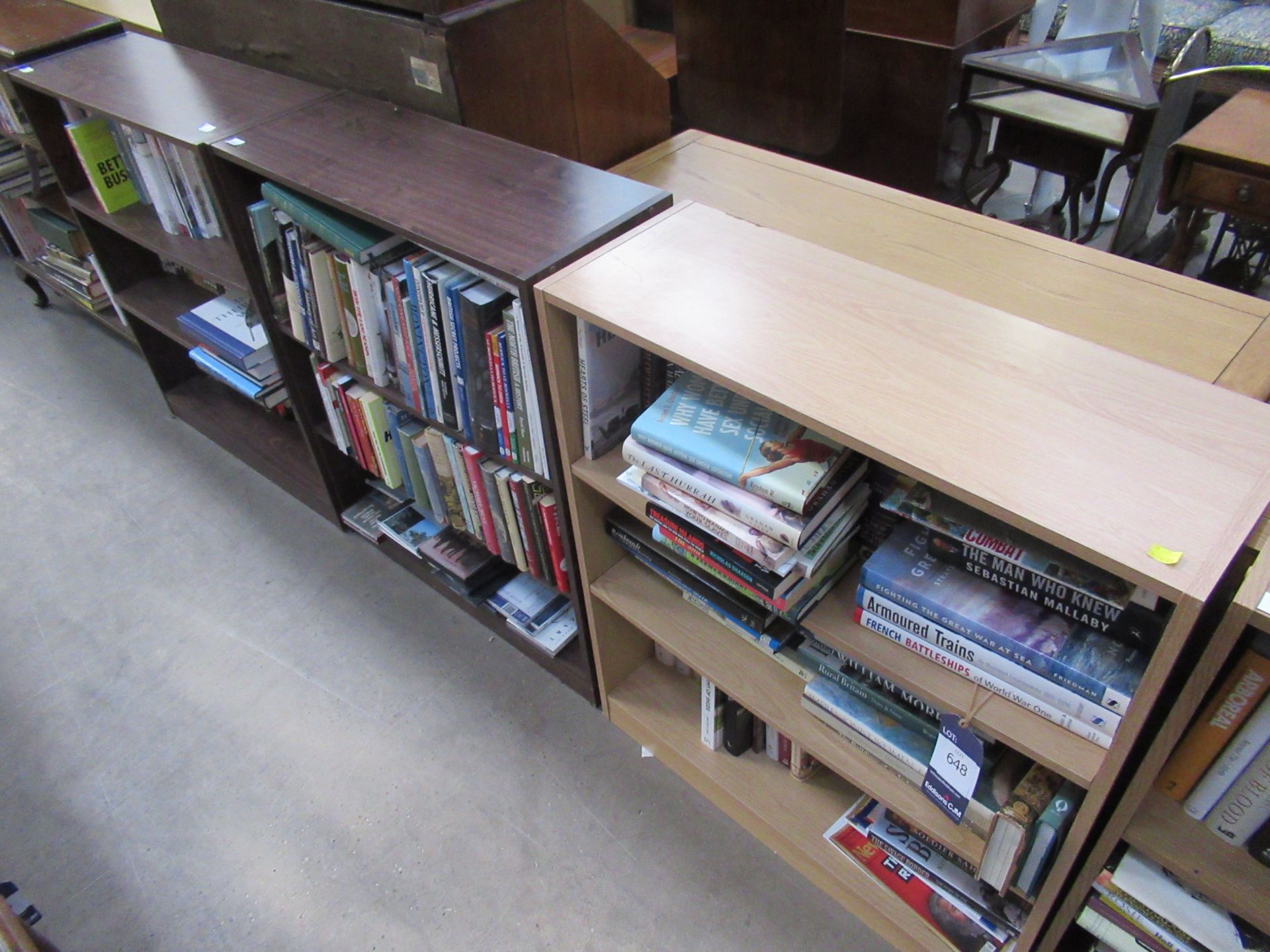 3x Bookcases and contents of various themes and subjects including religion, finance, politics and t - Image 3 of 21