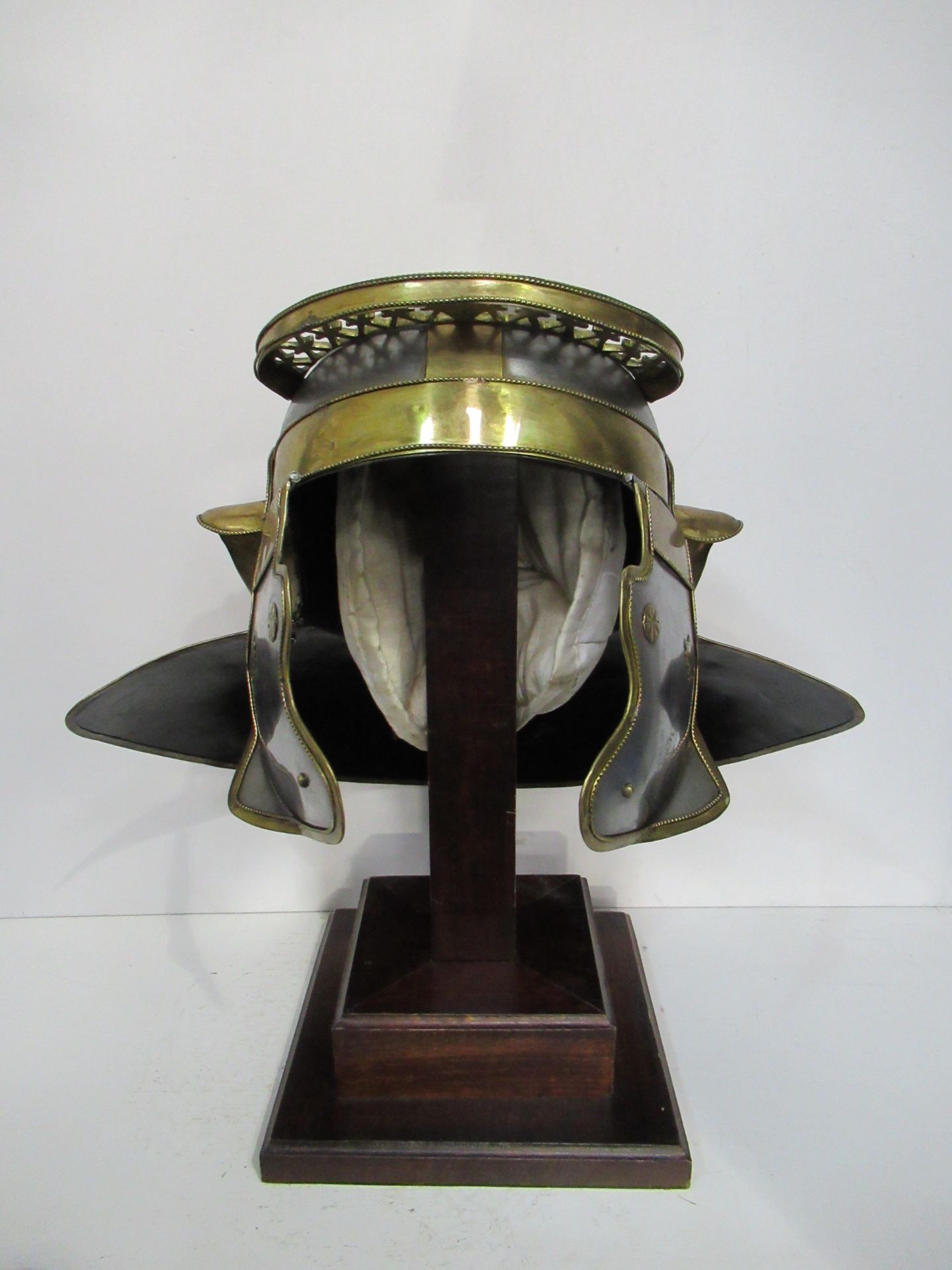 Roman Gladiator Reproduction Helmet with Stand