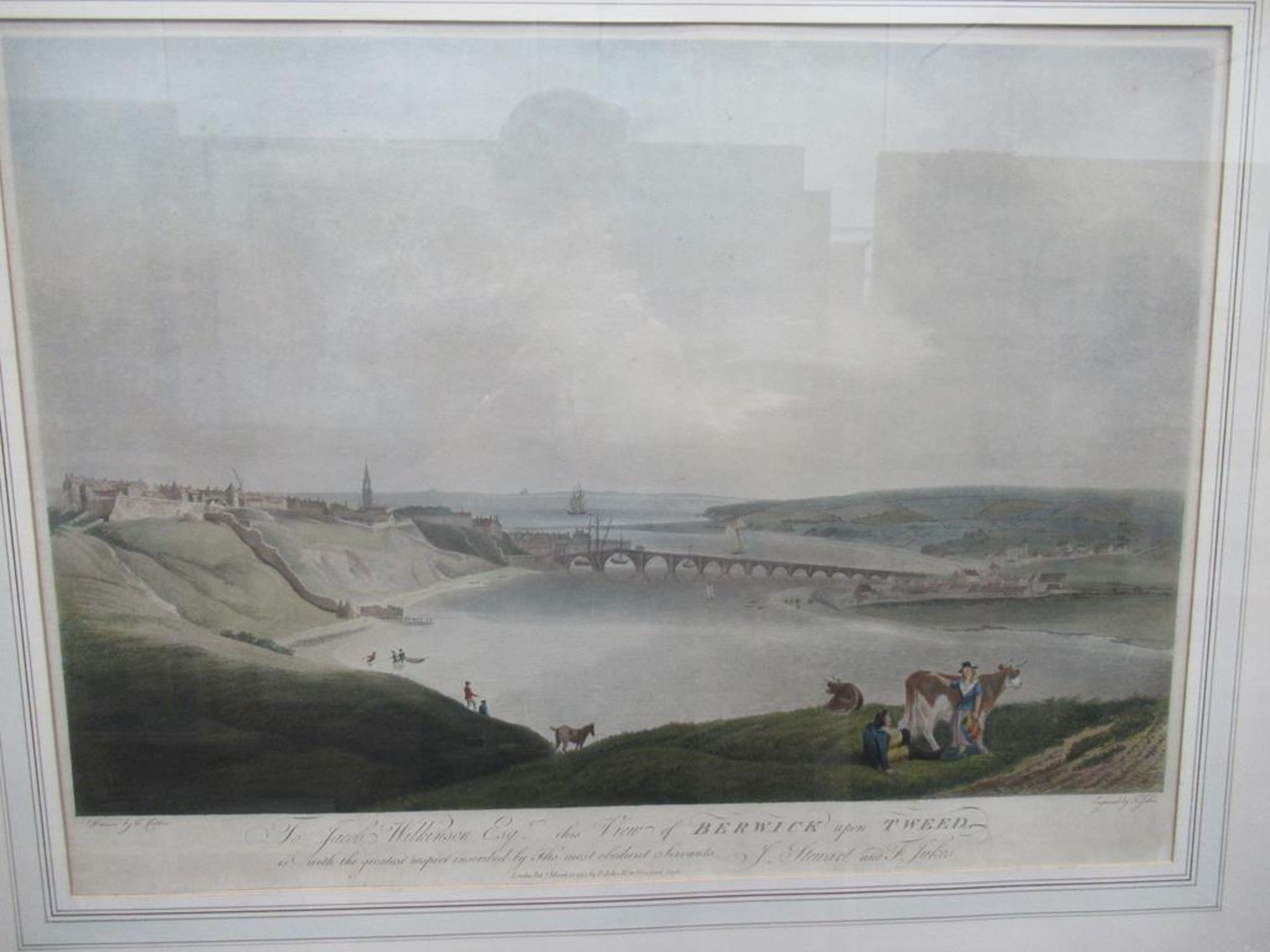Lithograph of Berwick Upon Tweed Drawn by C.Latton (45cm x 60cm) - Image 2 of 4