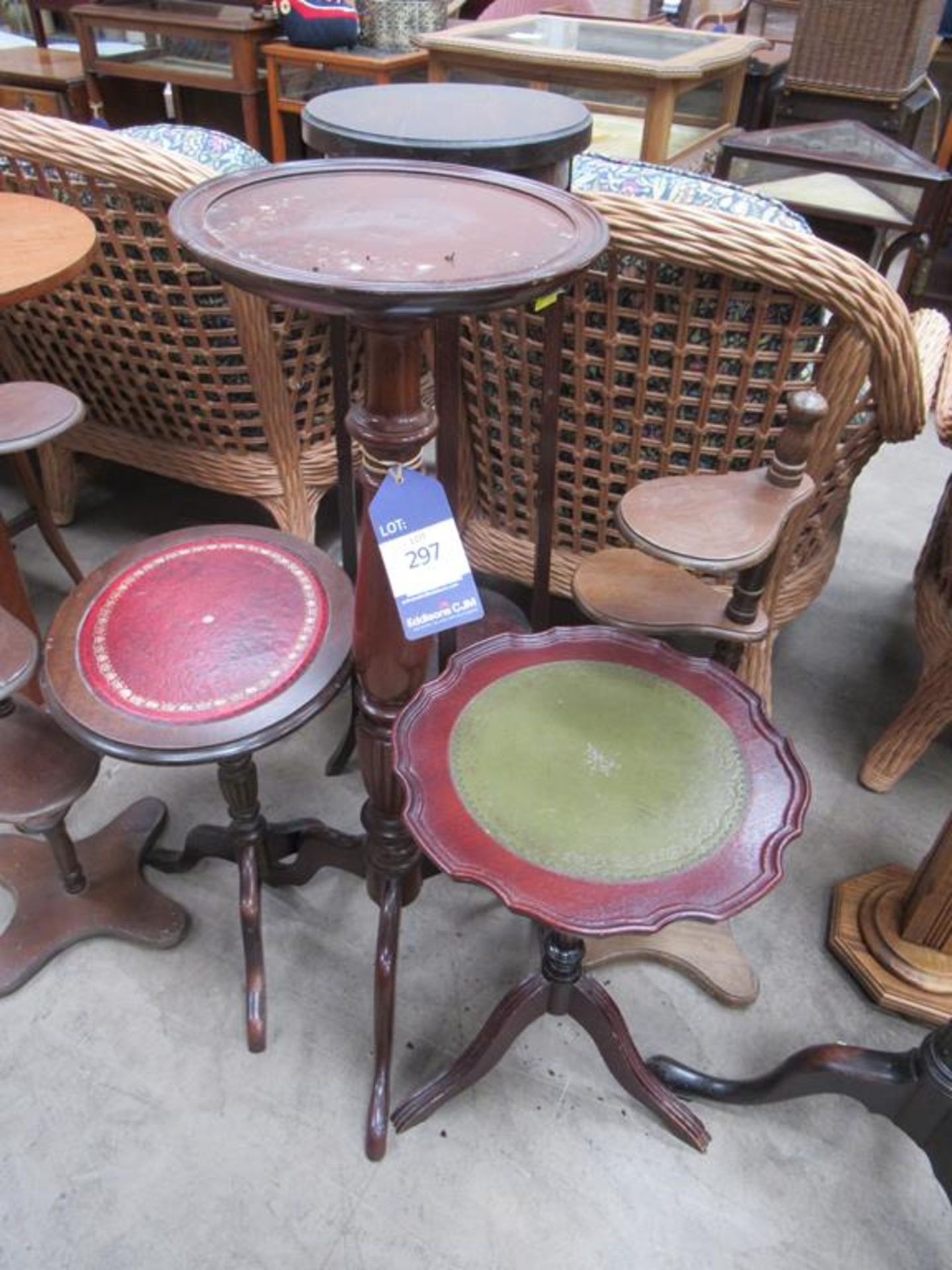 A Selection of Occasional Tables and Plant Stands - Image 3 of 3