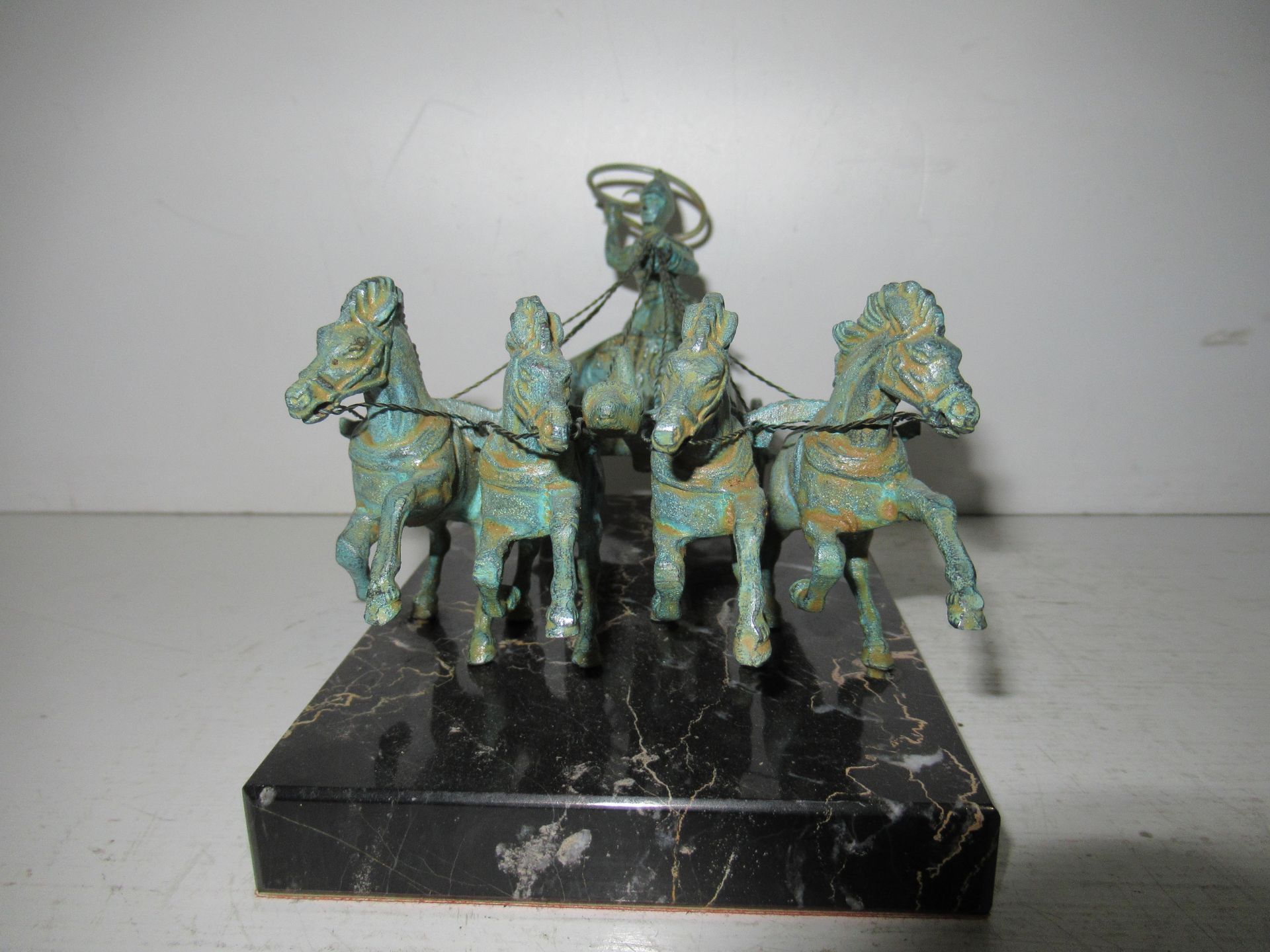 Assorted Metal Figurines including Pewter and Bronze Figures (largest 15cm x 20cm) - Image 7 of 12