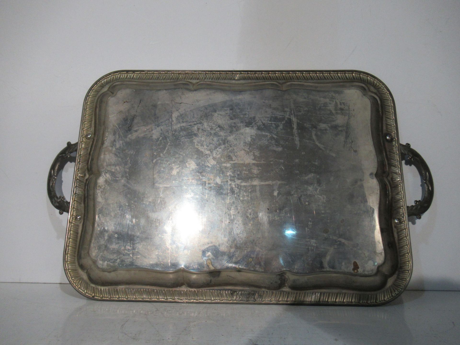 Silver Plated Tableware on a Silver Plated Serving Tray - Image 11 of 11