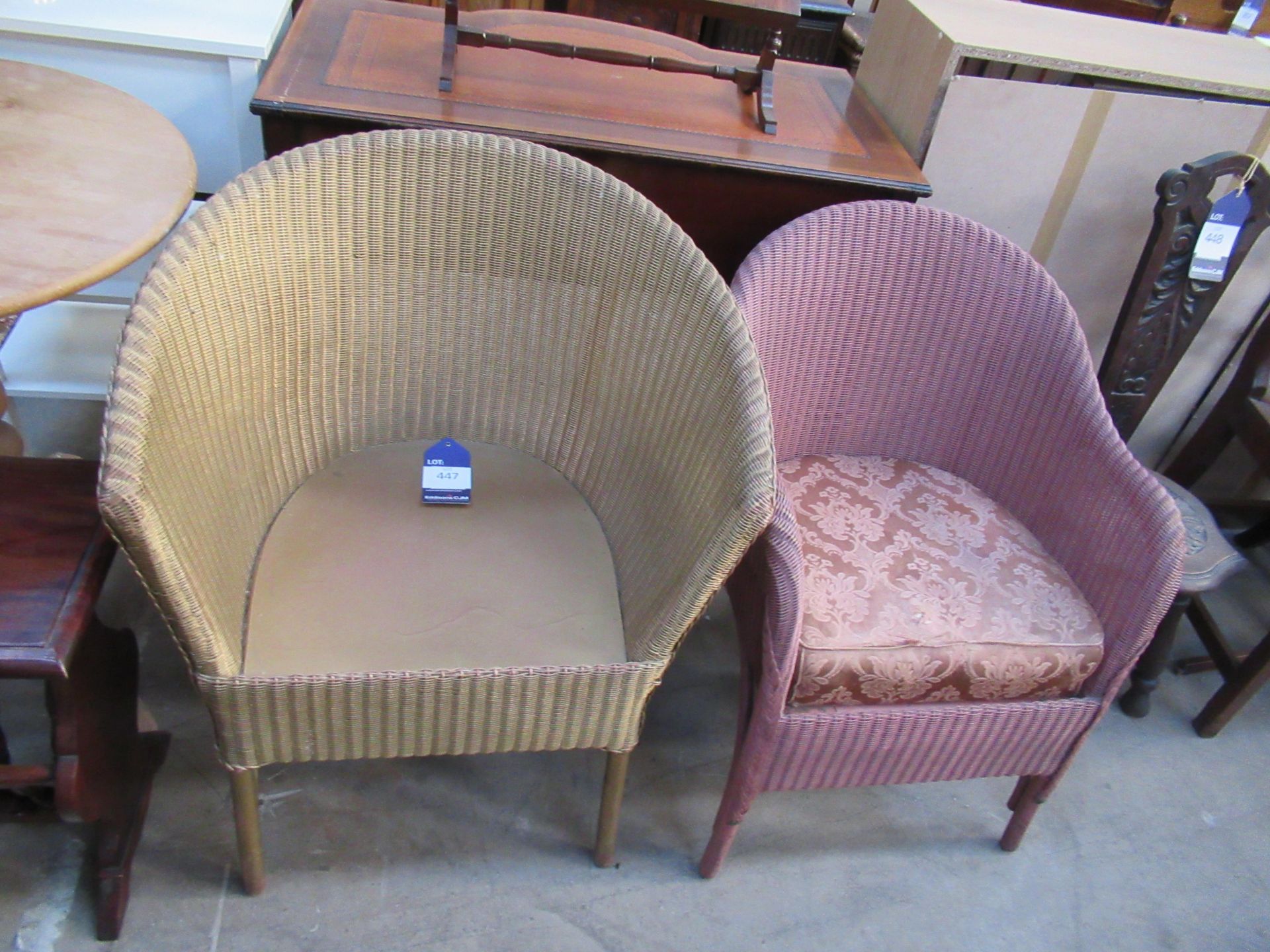 2 x Lloyd Loom Chairs