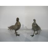2 x Metal Birds (marked made in Italy)