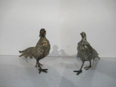 2 x Metal Birds (marked made in Italy)