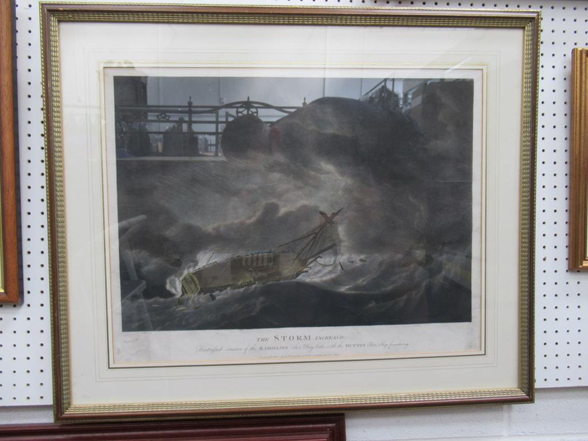 The Storm Increased' Print Framed behind Glass (52cm x 36cm) - Image 2 of 6