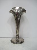 Silver Fan Shaped Vase Stamped London 1912/ 1913