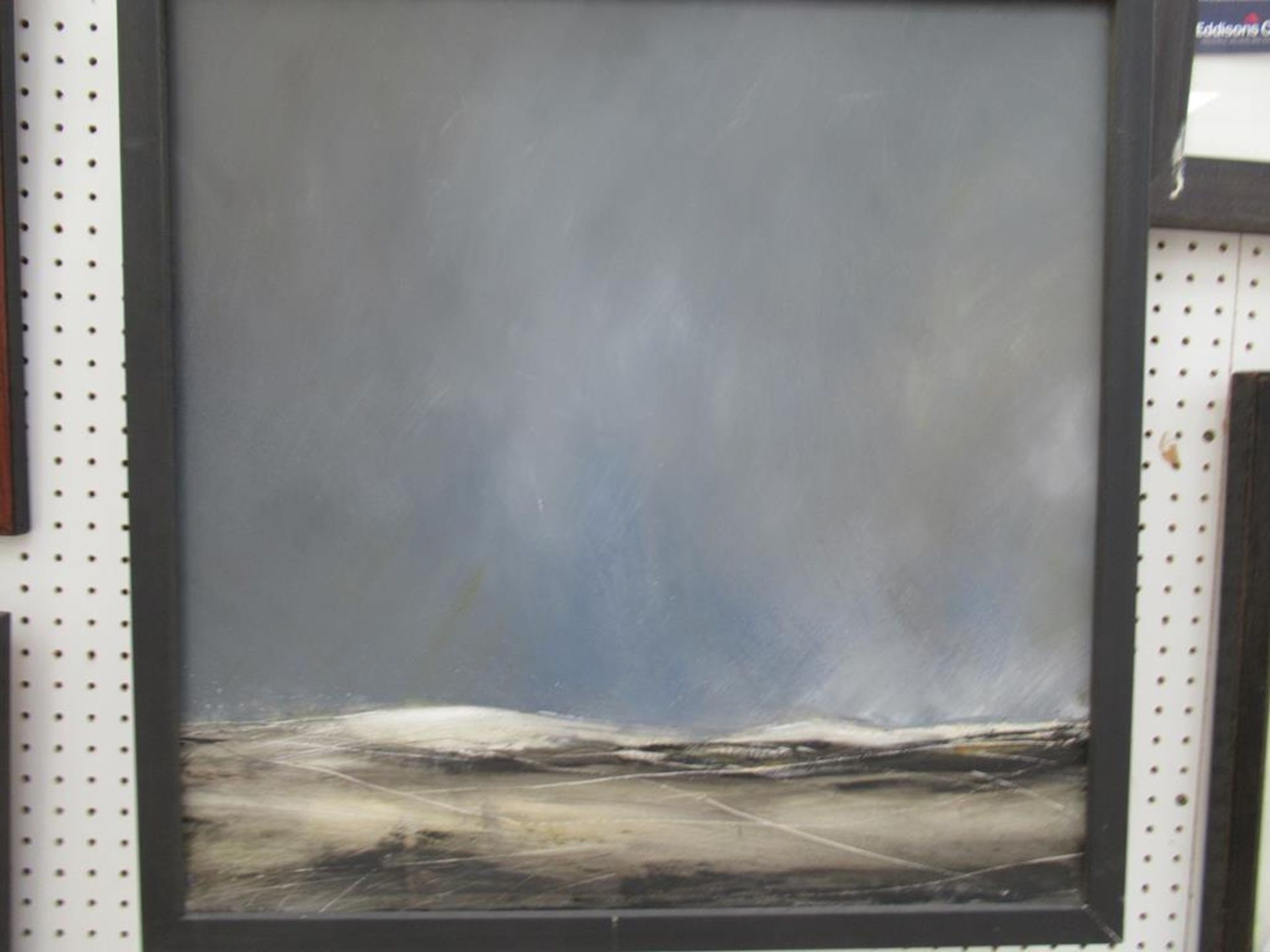 Acrylic of 'Cold Cheviots' signed Mark Irving in Frame (45cm x 32cm) - Image 2 of 3