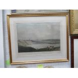 Lithograph of Berwick Upon Tweed Drawn by C.Latton (45cm x 60cm)