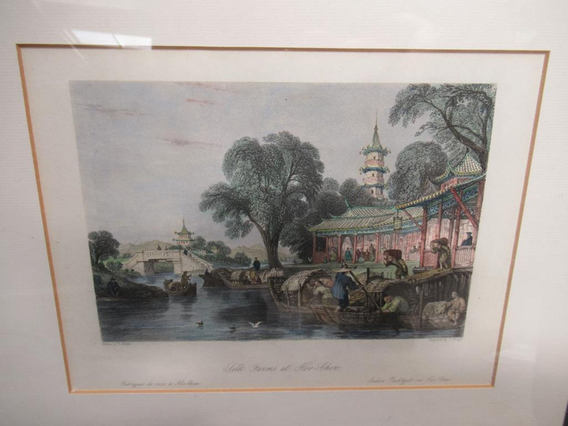 7 x Chinese Themed Prints Drawn by T. Allen and S. Prout in Frames (22cm x 17cm) - Image 7 of 8