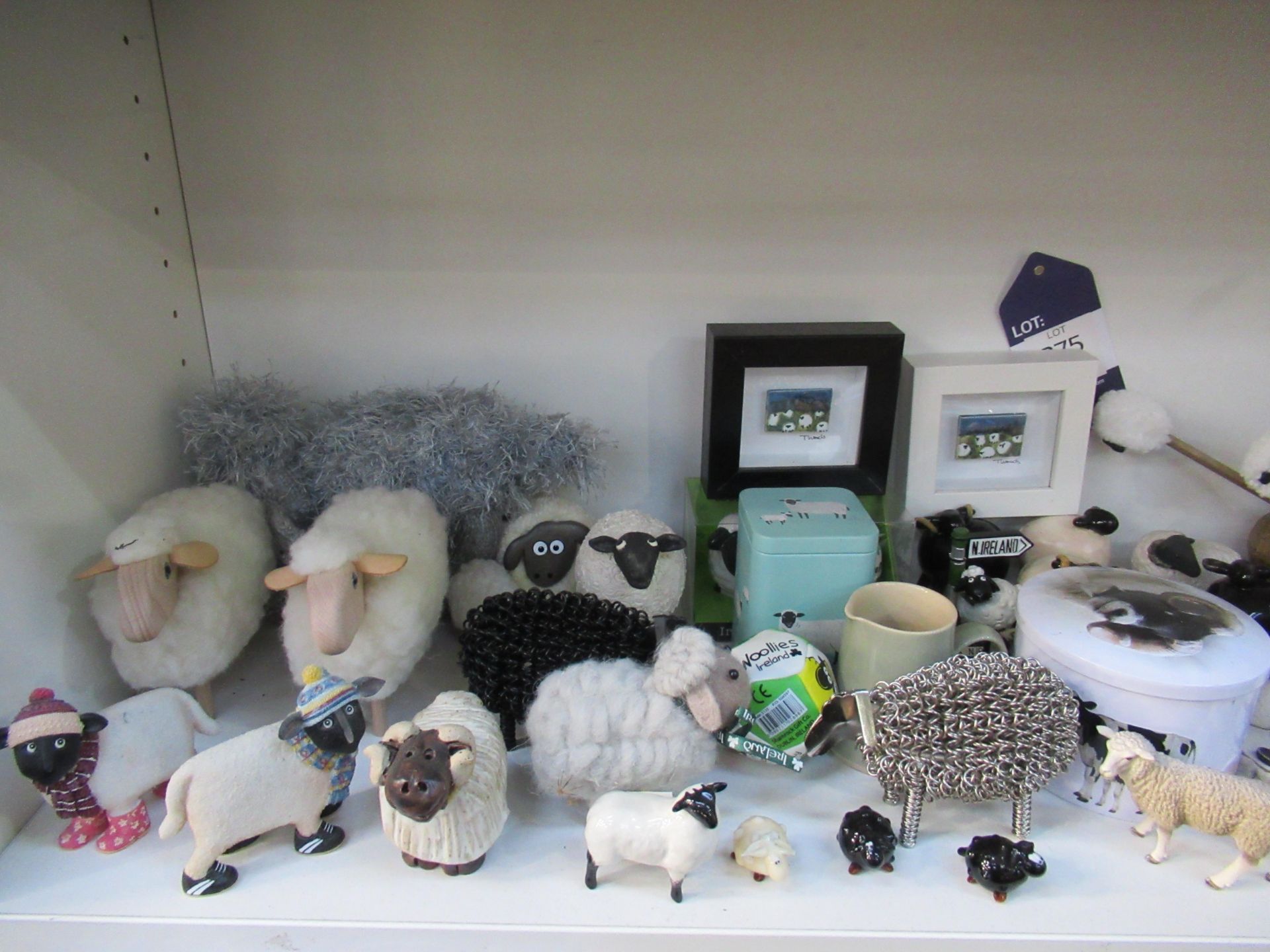 Shelf of Sheep themed collectables - Image 2 of 4