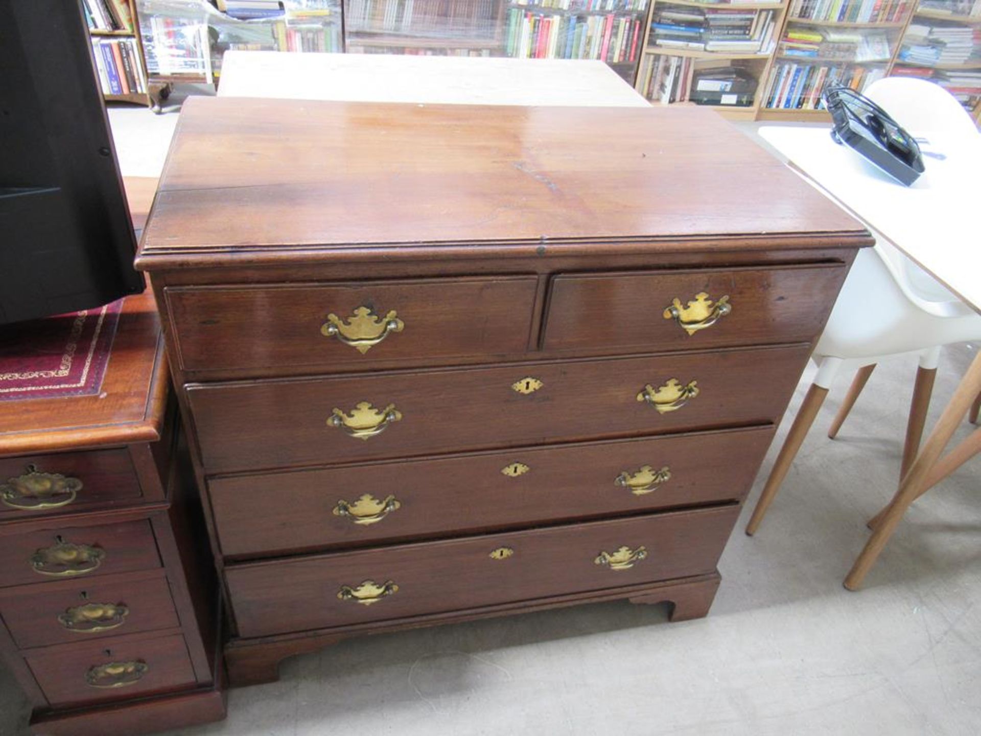 A Georgian Chest of Five Drawers