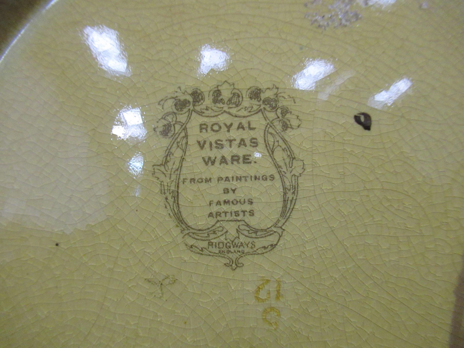 3 x Royal Vistas Ware Display Plates (25.5cm/22.5cm/22.5cm dia) - Image 7 of 10