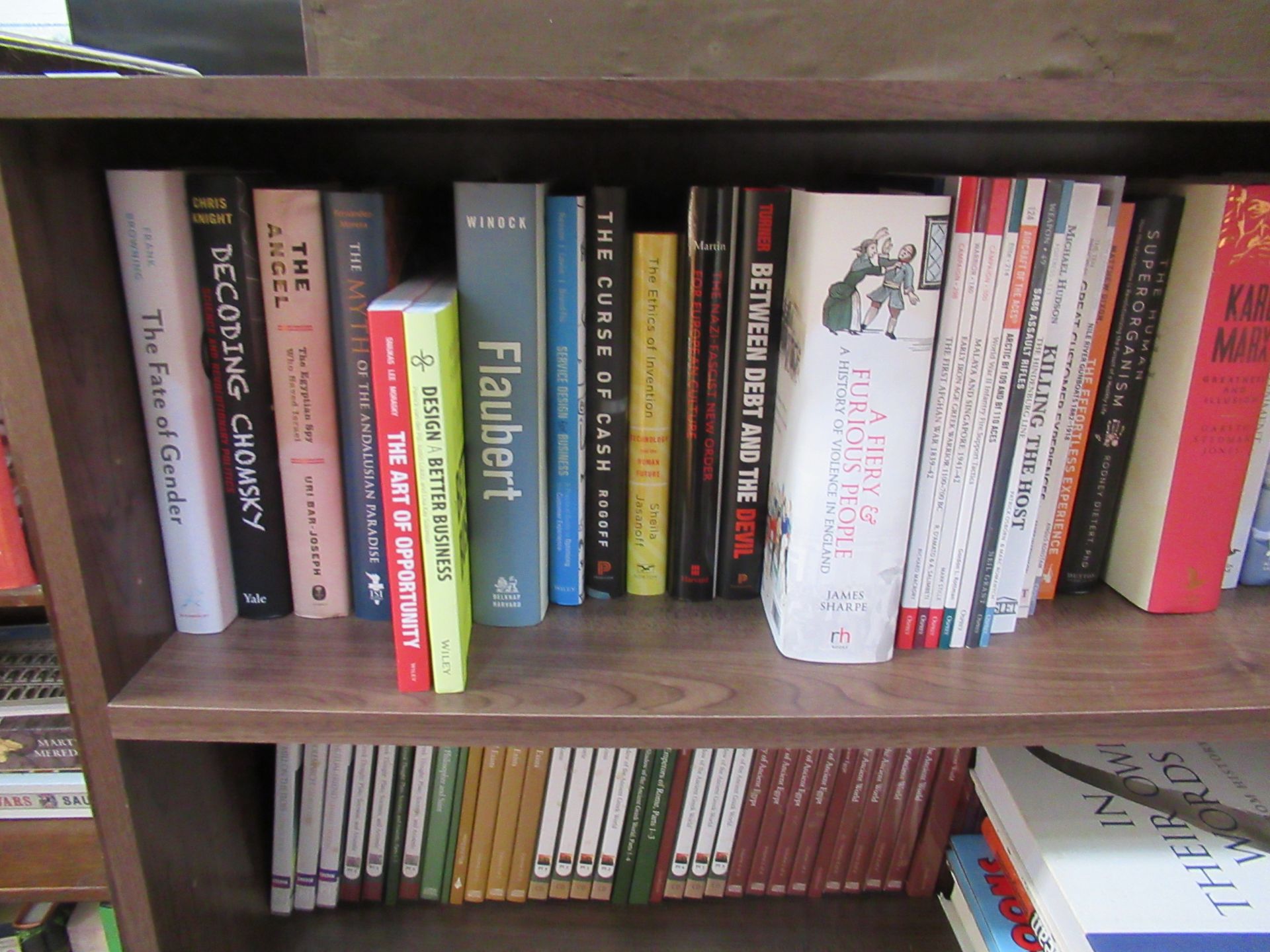 3x Bookcases and contents of various themes and subjects including religion, finance, politics and t - Image 16 of 21