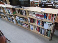 3x Bookcases and contents of various themes and subjects including Italy, British History, Irish His
