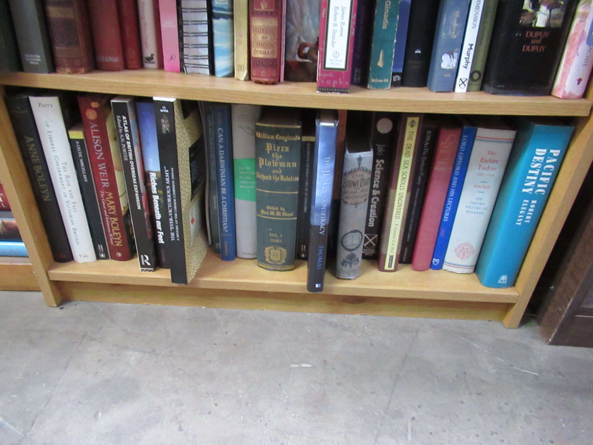 3x Bookcases and cabinates of various themes and subjects including naval, religion, fiction etc als - Image 6 of 15