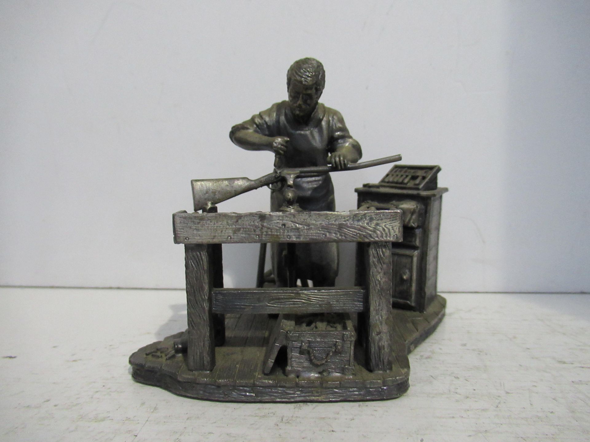 Assorted Metal Figurines including Pewter and Bronze Figures (largest 15cm x 20cm) - Image 3 of 12