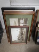 6 x Framed Photographs/ Prints of Berwick upon Tweed (38cm x 26cm)