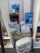 Qty of Assorted Electricals Including Handblender, Travel Kit, Laser Light, Iron etc