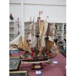 Model Ship of Ark Royal (76cm x 66cm)