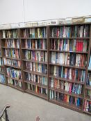 3x Bookcases and contents of various themes and subjects including religion, animals, technology etc