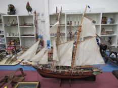 Model Ship of La Toulonaise scale 1-50 (80cm x 100cm)