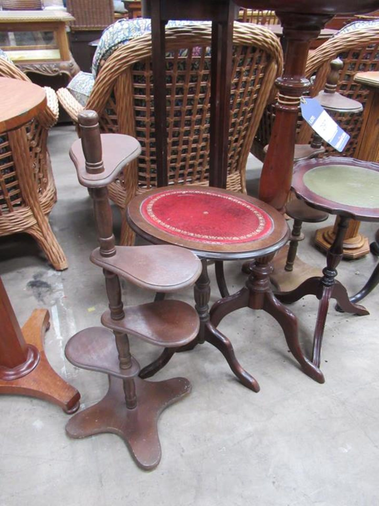 A Selection of Occasional Tables and Plant Stands - Image 2 of 3