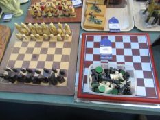 2 x Chess sets and 3 x Boards