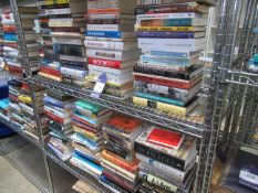 2x shelves containing books of assorted themes, Including financial, forensic etc