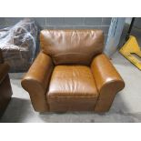 Heart of House Salisbury leather armchair, colour Tan