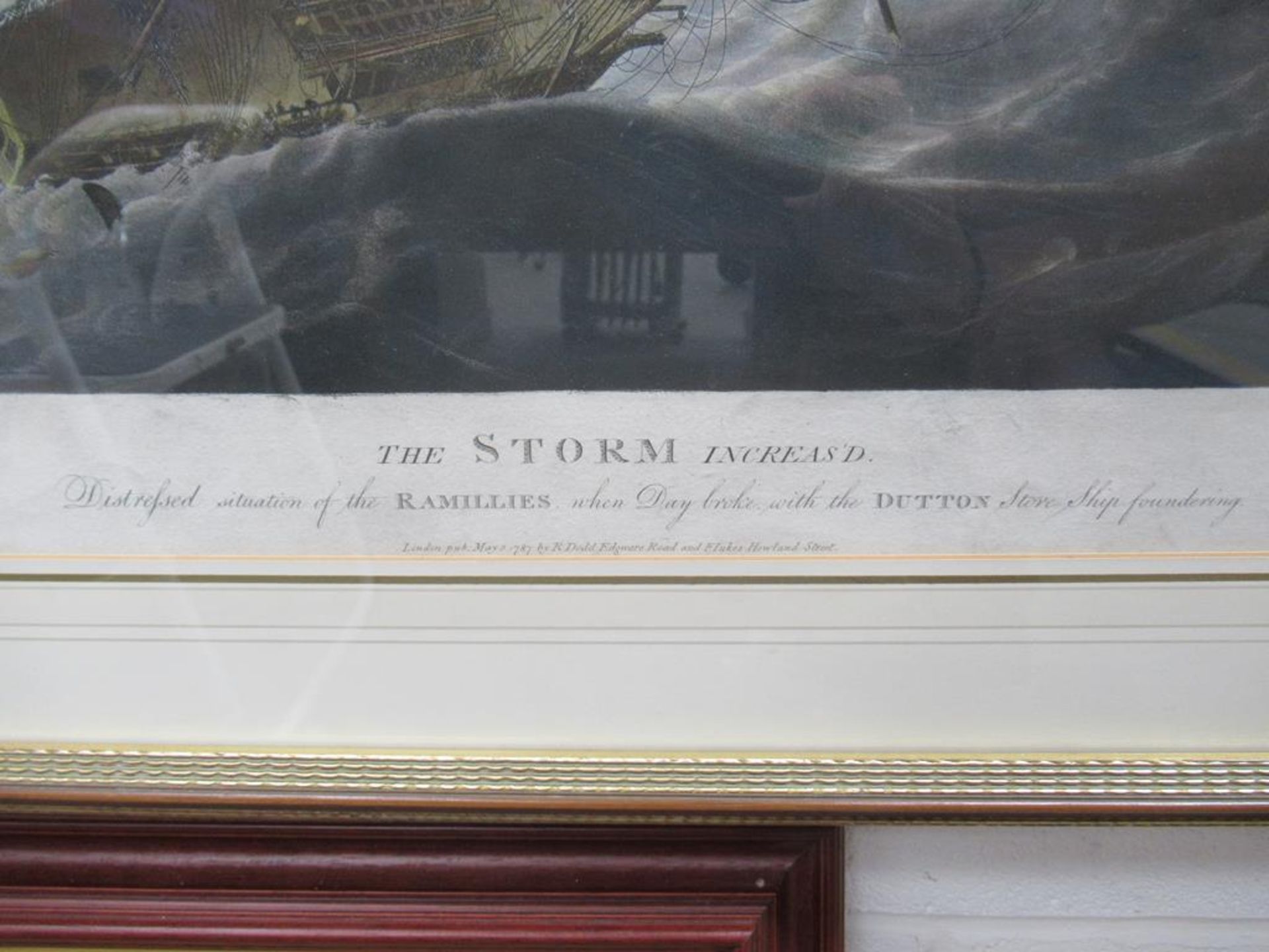 The Storm Increased' Print Framed behind Glass (52cm x 36cm) - Image 4 of 6