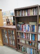 2x Bookcases and contents of various themes and subjects including religion, war, history, geography