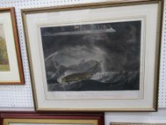 The Storm Increased' Print Framed behind Glass (52cm x 36cm)