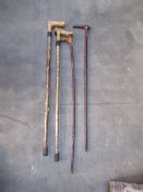 4 x Walking Sticks