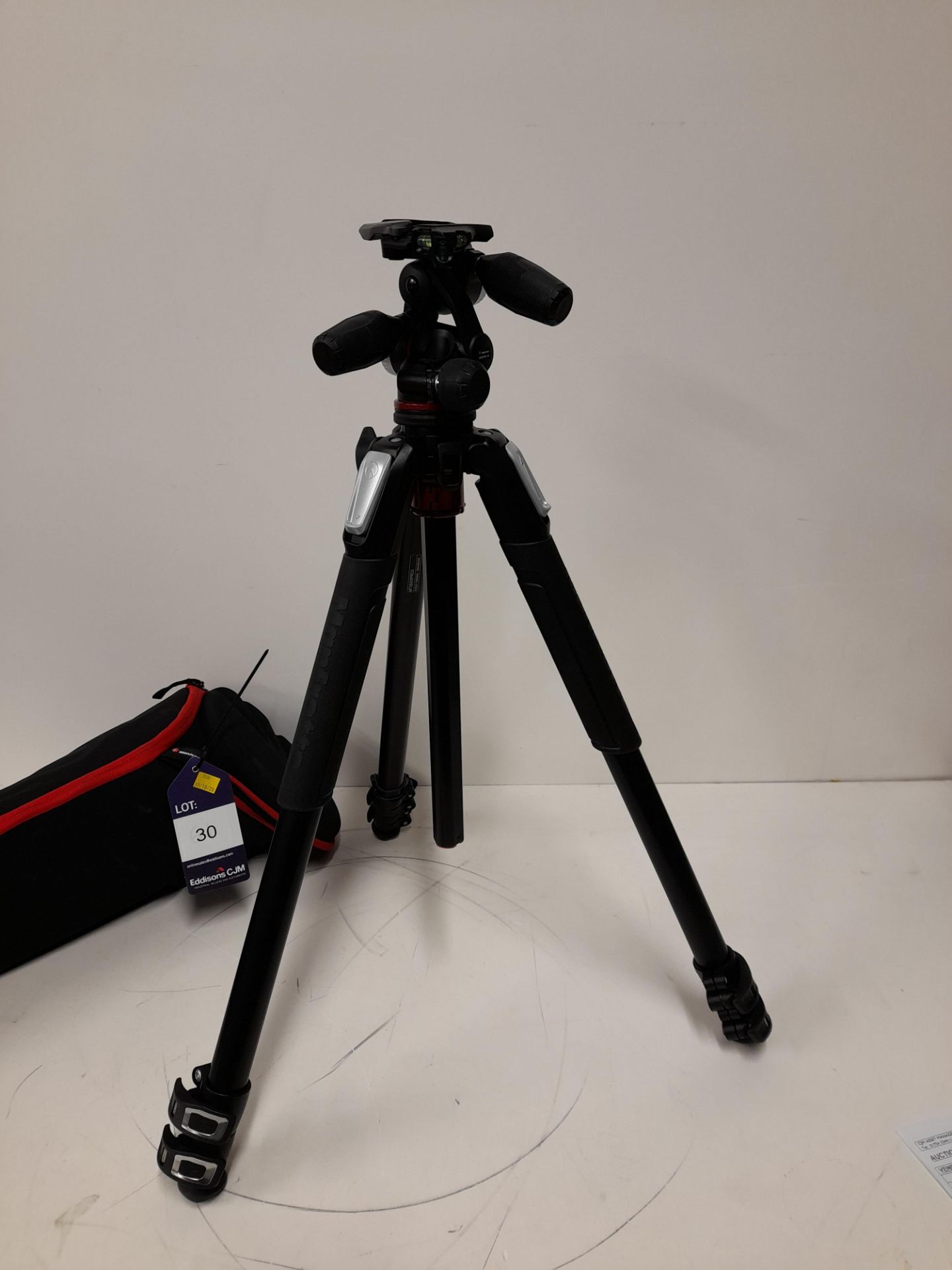 Manfrotto MT055XPRO3 Tripod, with Manfrotto MHXPRO - Image 2 of 4