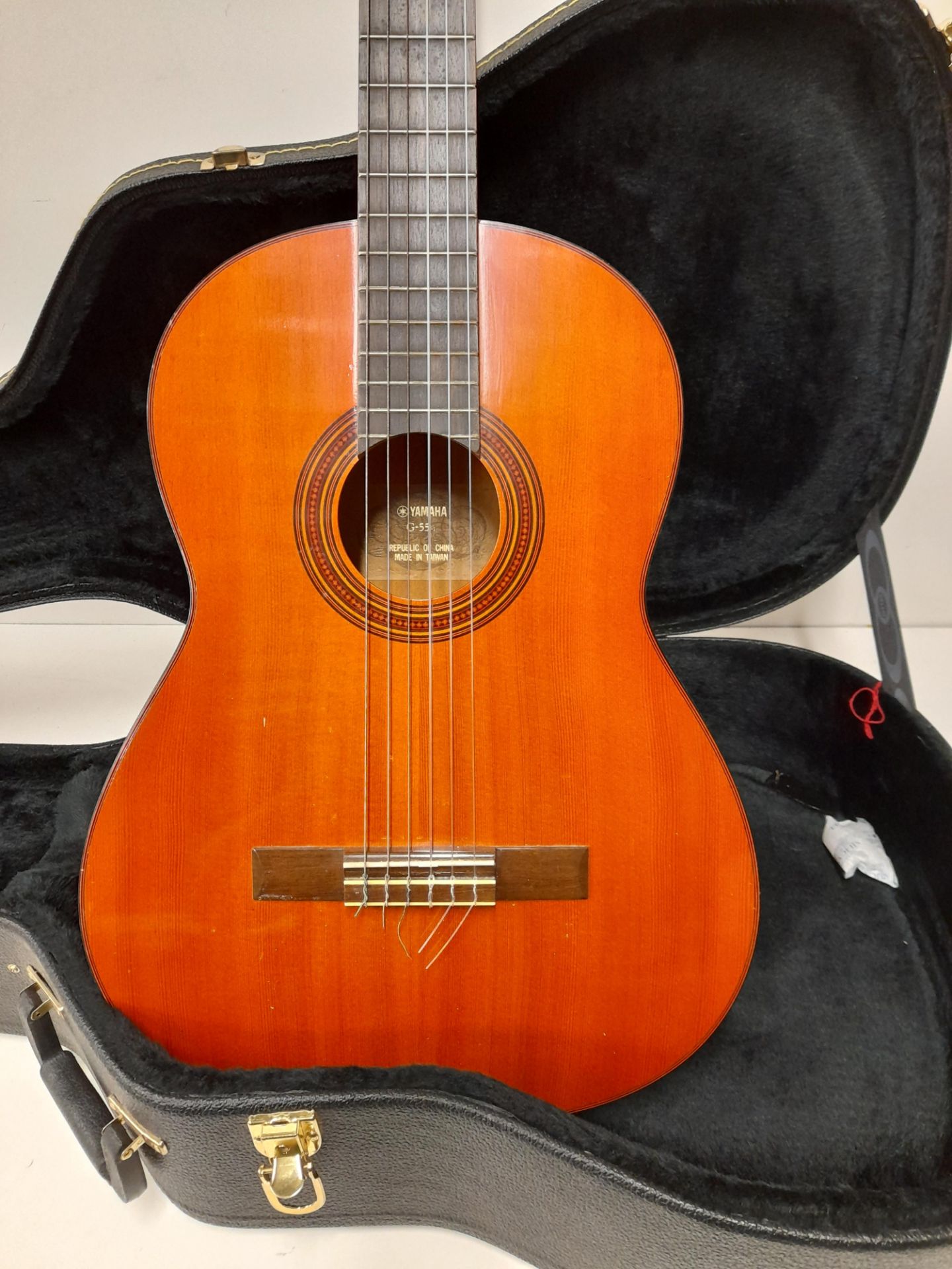 Yamaha G-55-1 Acoustic Guitar with Ritter Hardcase - Image 5 of 10