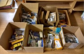 Quantity of various CNC cutting tips, screws, inserts, deburring blades and drills etc., as lotted t