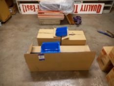 48 (2 boxes) BigDug Parts Bins, B51P24B blue with 15 (1 Box) Big Dug Parts Bins B52P15B