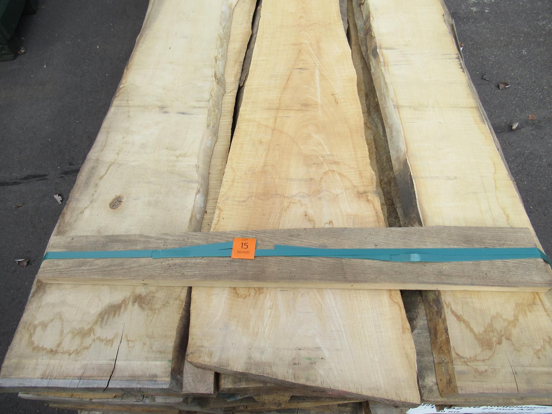 27mm White Scottish Curly Sycamore / Maple A/B grade - Image 3 of 5