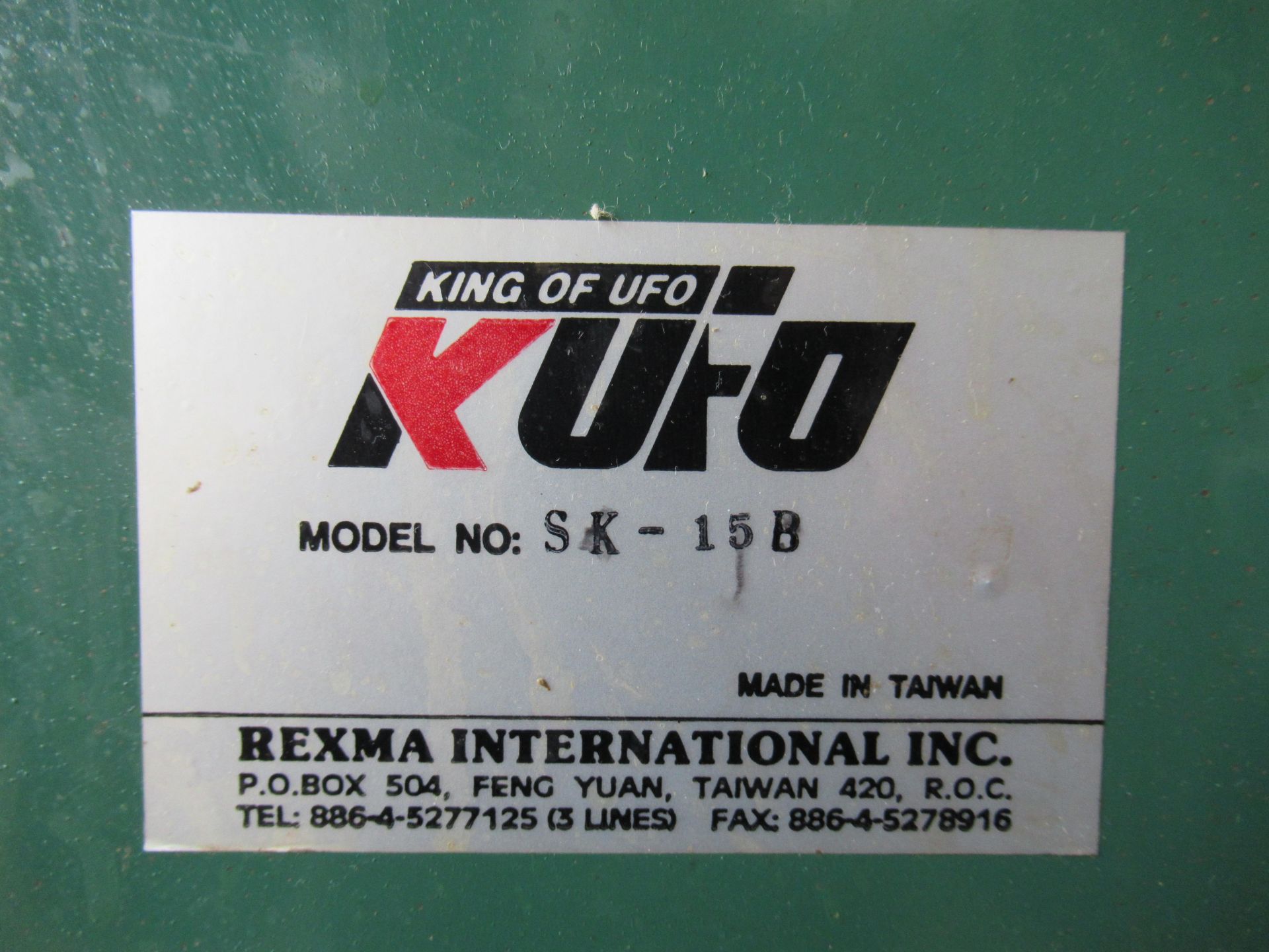 Kufu Model SK-15B Belt Sander (400mm) - Image 6 of 6